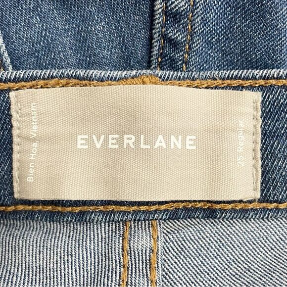 Everlane Cigarette Jean Slim Medium Wash Button Fly Jeans Women’s Size 25 | 0 - Picture 8 of 10